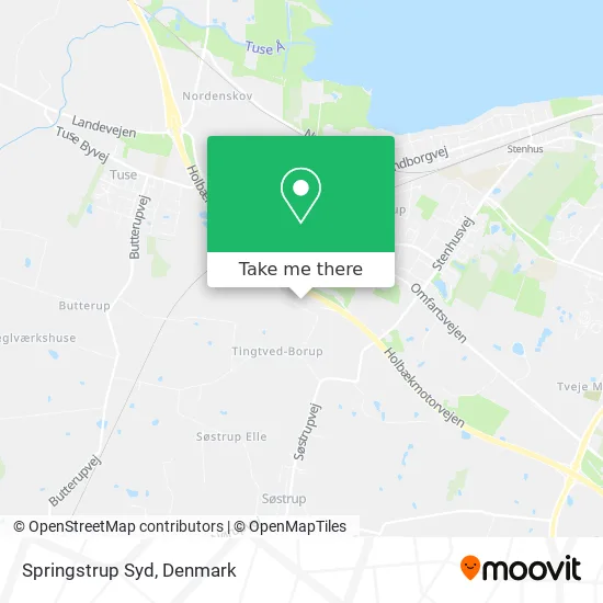 Springstrup Syd map