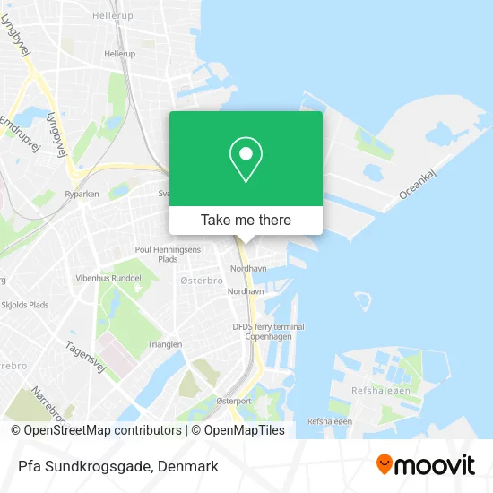 Pfa Sundkrogsgade map