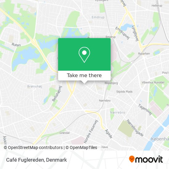 Café Fuglereden map