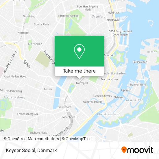 Keyser Social map