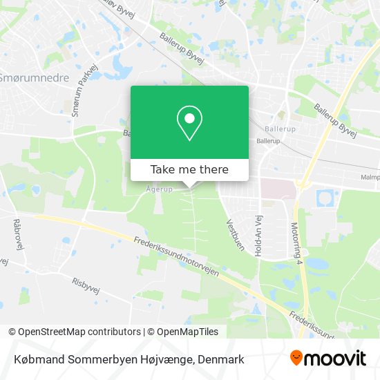 Købmand Sommerbyen Højvænge map