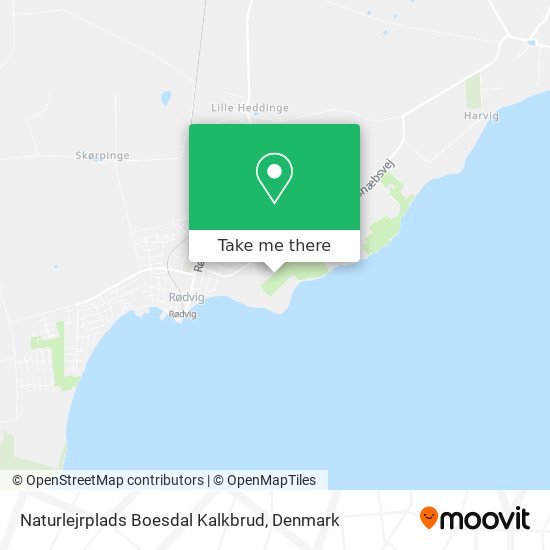 Naturlejrplads Boesdal Kalkbrud map