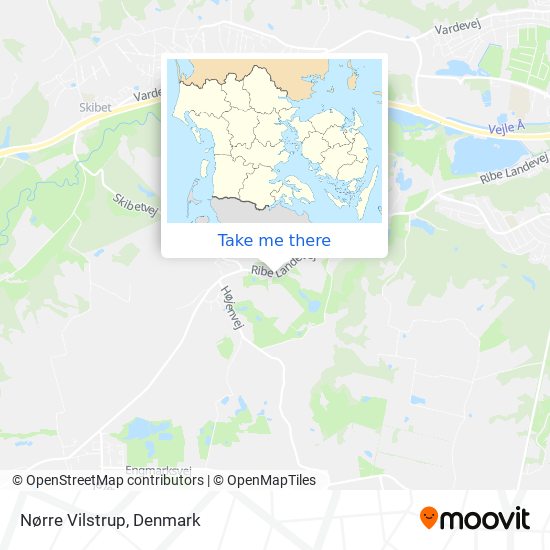 Nørre Vilstrup map