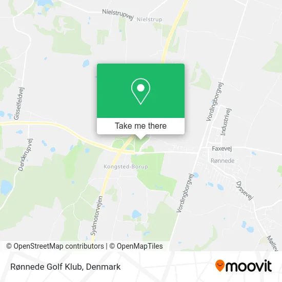Rønnede Golf Klub map