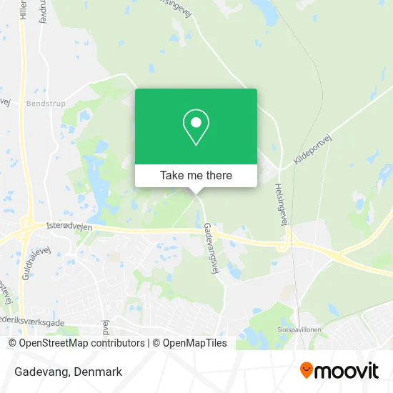 Gadevang map
