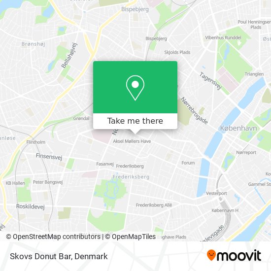 Skovs Donut Bar map