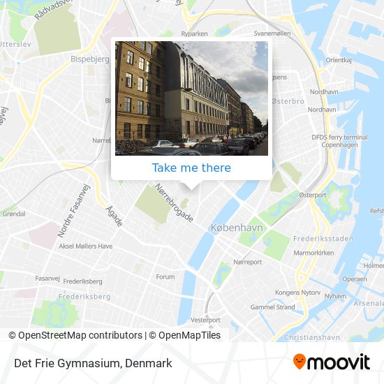 Det Frie Gymnasium map