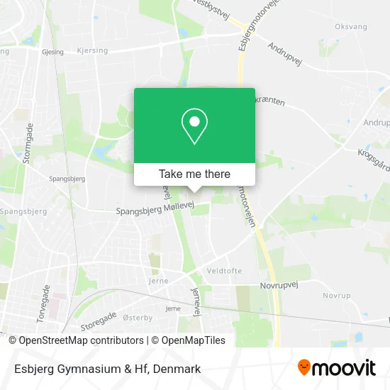 Esbjerg Gymnasium & Hf map
