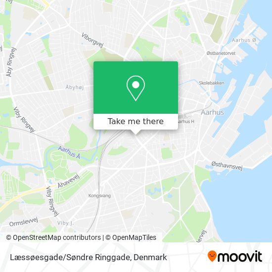 Læssøesgade/Søndre Ringgade map