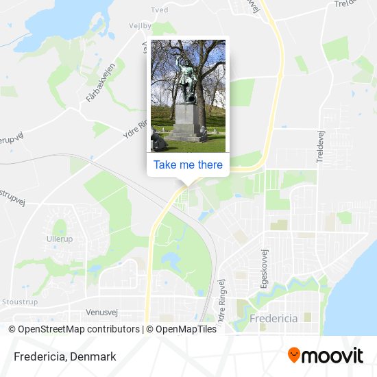 Fredericia map