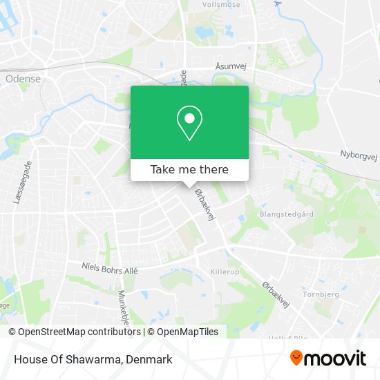 House Of Shawarma map