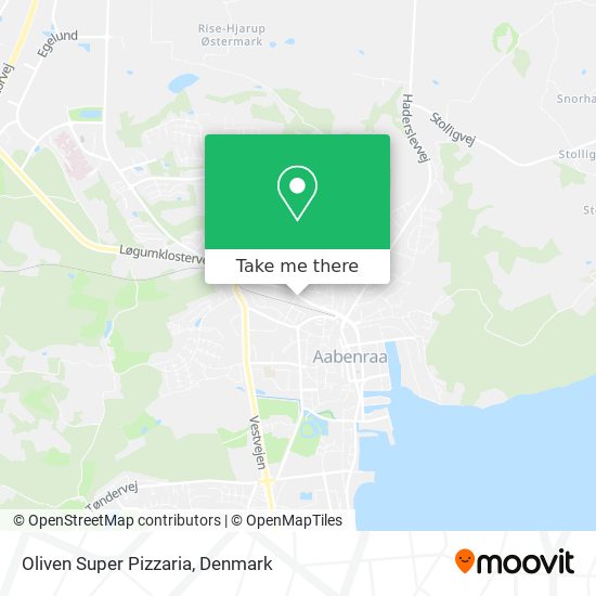 Oliven Super Pizzaria map