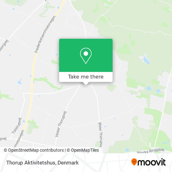 Thorup Aktivitetshus map