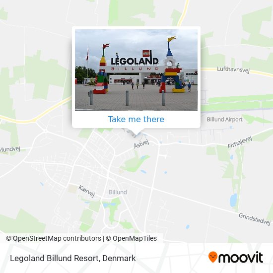 Legoland Billund Resort map