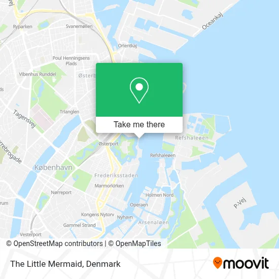 The Little Mermaid map