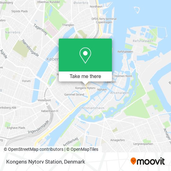 Kongens Nytorv Station map