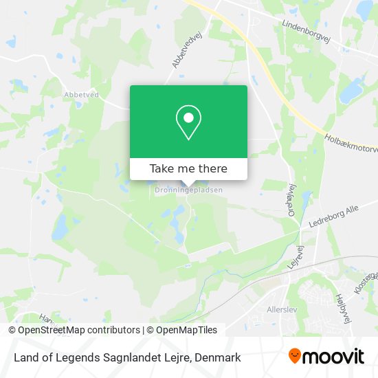 Land of Legends Sagnlandet Lejre map
