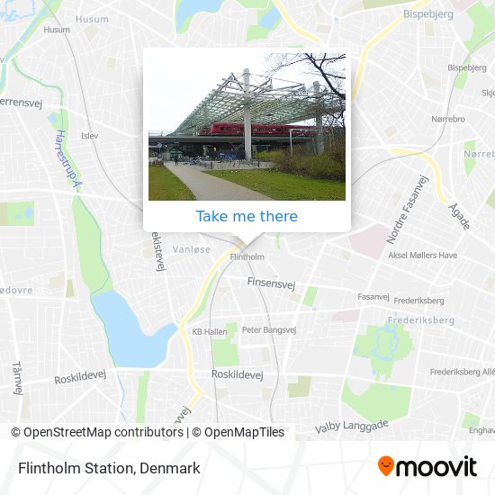 Flintholm Station map