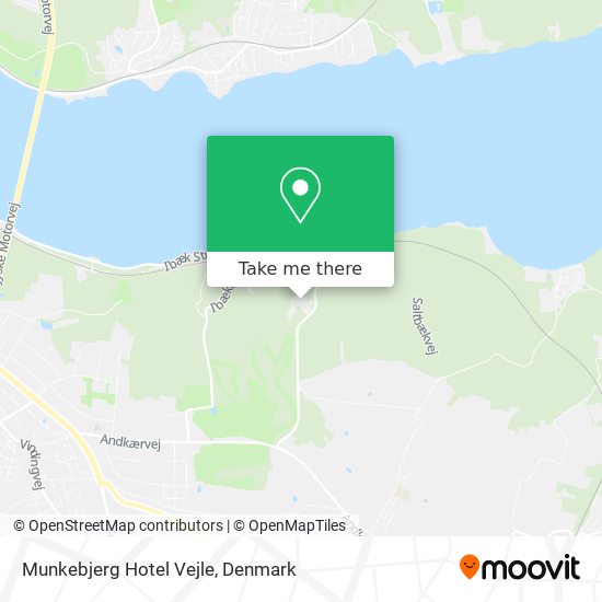Munkebjerg Hotel Vejle map