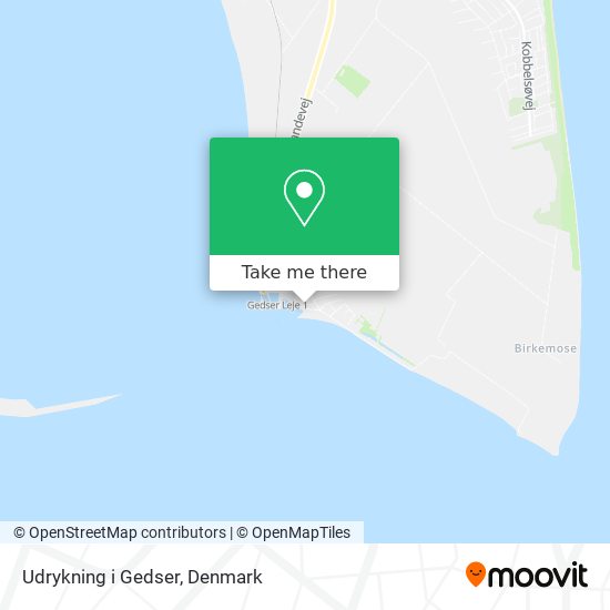 Udrykning i Gedser map