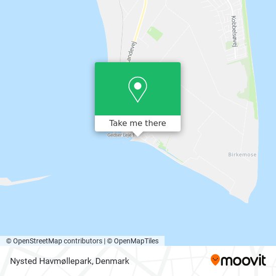 Nysted Havmøllepark map