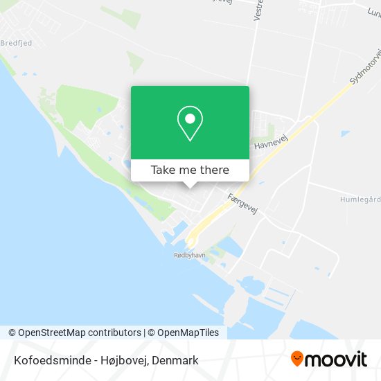 Kofoedsminde - Højbovej map