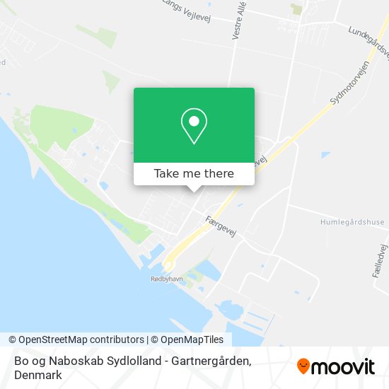 Bo og Naboskab Sydlolland - Gartnergården map