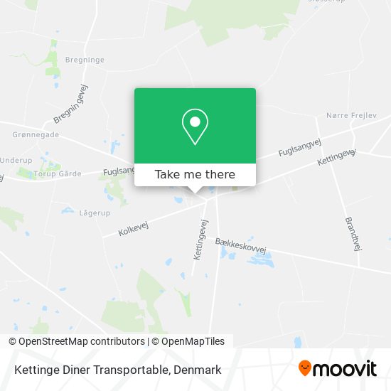 Kettinge Diner Transportable map