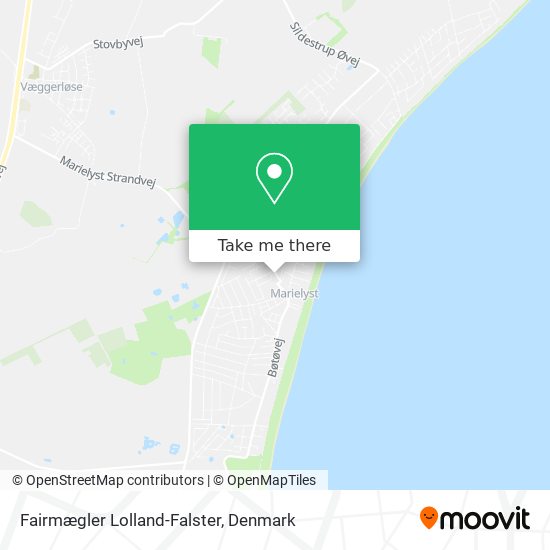 Fairmægler Lolland-Falster map