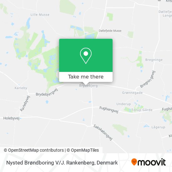 Nysted Brøndboring V / J. Rankenberg map