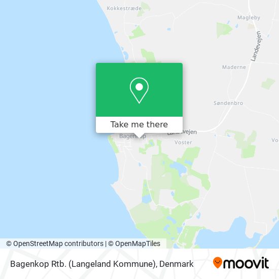 Bagenkop Rtb. (Langeland Kommune) map