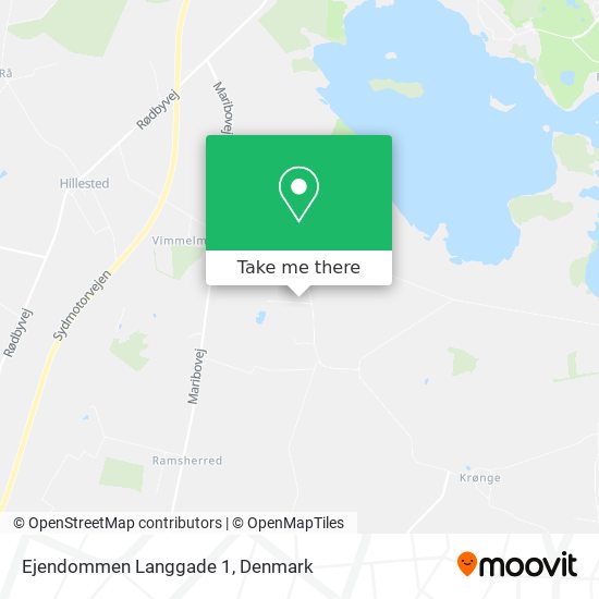 Ejendommen Langgade 1 map