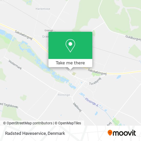 Radsted Haveservice map