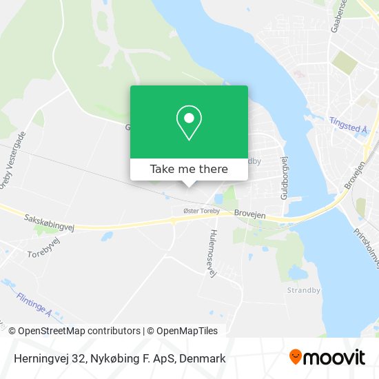 Herningvej 32, Nykøbing F. ApS map