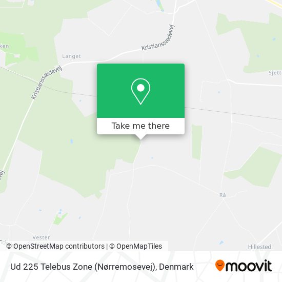 Ud 225 Telebus Zone (Nørremosevej) map