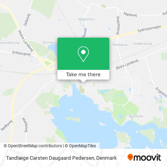 Tandlæge Carsten Daugaard Pedersen map