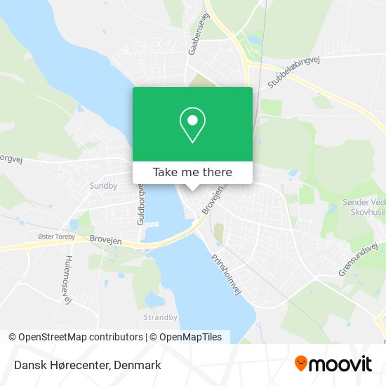 Dansk Hørecenter map