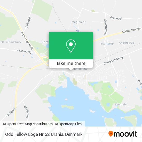 Odd Fellow Loge Nr 52 Urania map