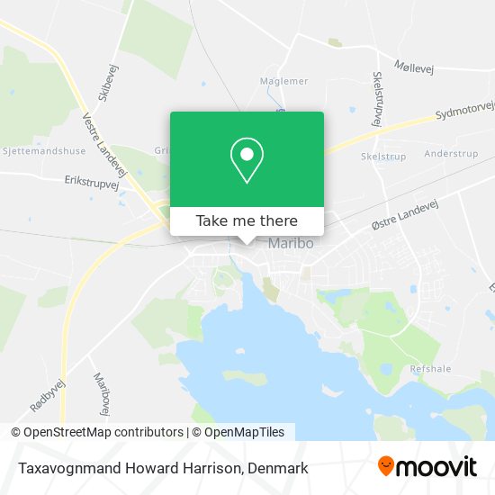 Taxavognmand Howard Harrison map