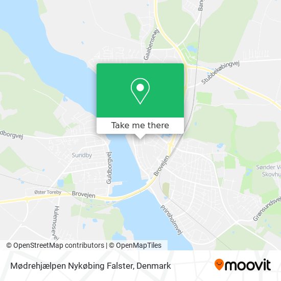 Mødrehjælpen Nykøbing Falster map