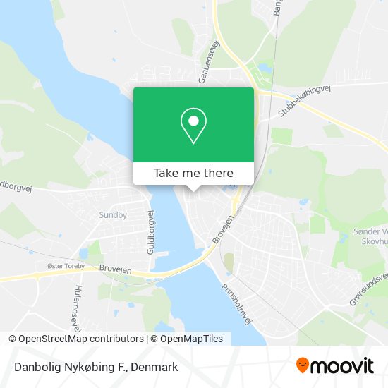 Danbolig Nykøbing F. map