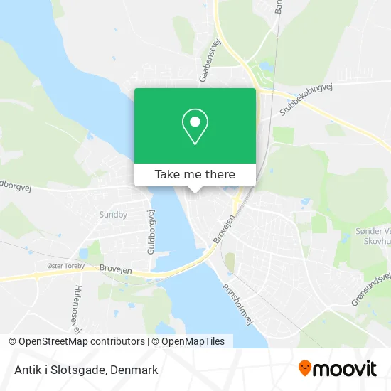 Antik i Slotsgade map