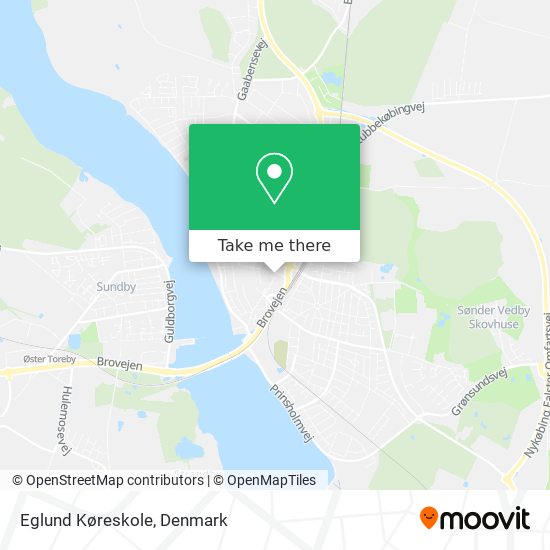 Eglund Køreskole map