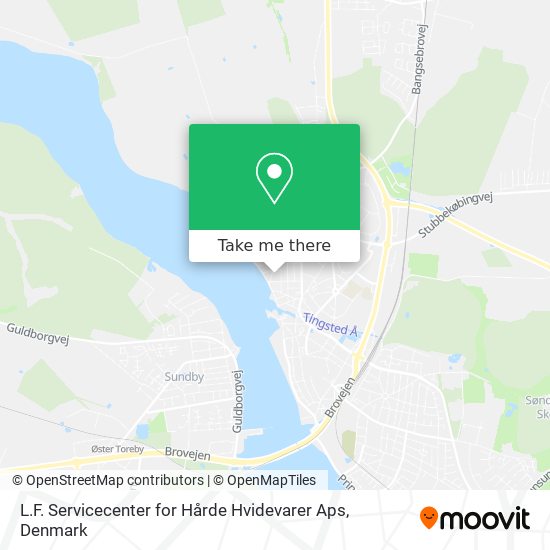 L.F. Servicecenter for Hårde Hvidevarer Aps map