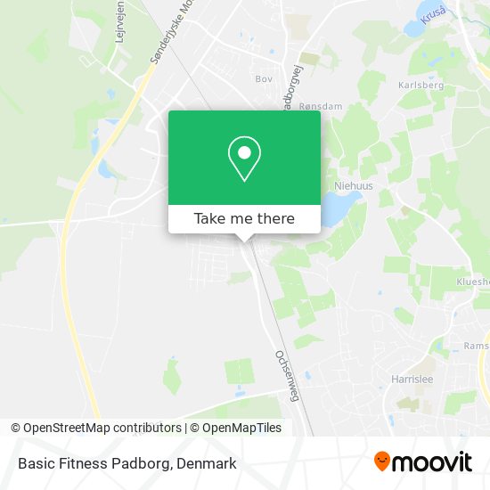 Basic Fitness Padborg map