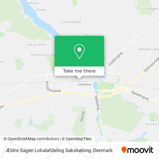 Ældre Sagen Lokalafdeling Sakskøbing map