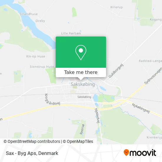 Sax - Byg Aps map