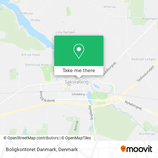 Boligkontoret Danmark map