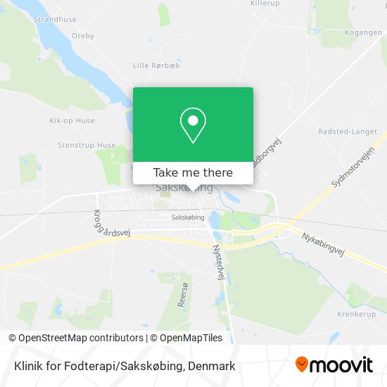 Klinik for Fodterapi / Sakskøbing map