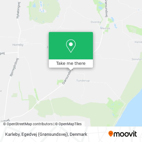 Karleby, Egedvej (Grønsundsvej) map